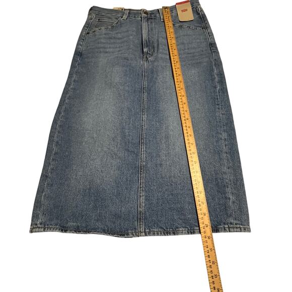 Levi's
Levi’s Women's Cotton High-Rise Midi Back-Slit Denim Skirt Sz 10 - Picture 5 of 7